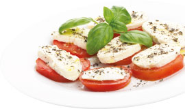 tomaten mozzarella salat